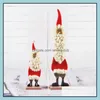 Festivo Festa Suprimentos Home Gardenwooden Decorações Handmade Sentido Bola Folhas Artificiais Árvore Papai Noel Elk Natal Desktop ornamentos