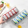 Keukenopslag organisatie koelkast box sap drink plank ruimtebesparende accessoires