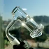 Full Weld Smok Diamond Quartz Banger Faceted Bottom Terp Slurper Beveled Edge Banger Nail For Oil Rig Tillbehör Vattenrör