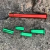 Fumer Coloré En Alliage D'aluminium Amovible 14 MM Femelle 18 MM Mâle Bong Filtre Vers Le Bas Tige Portable Bol Conteneur Narguilé Pipe À Eau Titulaire De Haute Qualité DHL Gratuit