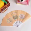 Summer Cute Cartoon Small Fan Children's Student Folding Fan Portable Female Portable Mini Folding Fan Plastic Chinese Style