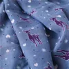 Sjaals Design Simple Style Deer Print Patroon Vrouw Lange Big Maat Sjaal met Kwastje Moslim Hoofd Hijabs