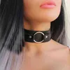 NXY Bondage sexleksaker för par Dame Kraag Erotisk Fetisch BDSM Choker Gothic Women Belt Chaining PU Läder Harnas Fantasy Produkter 1211