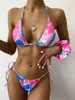 Venda de banho de banho feminina VENDA DE VENDA DE VENDA DE MICRO-TRIANGUE IMPRESSIONAÇÃO DE BIKINI PROPRIENTE THONG SEXY Brasilian Beachwear