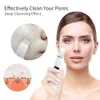 Ultrasonic Facial Skin Care Scrubber Scrubber Screen Ion Ems Terapia Rejuvenescimento Rejuvenescimento Cleaner Spatula Removedor de Blackhead Acne Dispositivos de limpeza