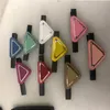 Multicolor Women Girl Triangle Letter Hair Clip Barrettes Fashion Hair Tillbehör för presentfest hög kvalitet