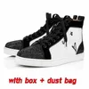 With Box Luxury Loafers Red Bottom Designer Shoes Platform Sneakers Big Size Us 13 Junior Spikes Mens Womens Casual Shoe Black Glitter Bottoms Flat Trainers Eur 36-47