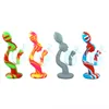 Tubos de água de fumar tubos de cachimbo de tubos de cachimbo de vidro alienígonos alienígenas bubblers debablers debables tabaco filtrável equipamento de petróleo filtrável