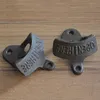 Väggmonterad ölflaskaöppnare gjutjärn Brons Vintage Bottle Opener Kitchen Bar Verktyg 100 st / sats