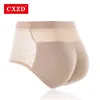 CXZD Women Shapers Padded Butt Lifter Fake Ass Seamless Underwear High Waist Tummy Control Shaper Butt Lift Briefs Hip Panties Y220311