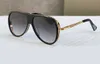 Classic Pilot Sunglasses for Men Gold Black/Dark Grey Lens Sport Sunglasses UV Eyewear Sun Shades with Box