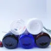 250ml Tom Hand Sanitizer Plastflaskor Makeup Remover Desinfektionsmedel Flytande Provflaska Transparent Portabel Kosmetisk Flask BH5448 TYJ
