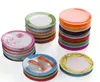 Plats rotatifs en mélamine pour Sushi, plats ronds colorés avec bande transporteuse, assiette de service RH5622