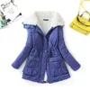 FTLZZ Winter Parkas Women Slim Cotton Coat Thickness Overcoat Medium-long Plus Size Casual Wadded Snow Outwear 210923