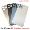 50st EU US Version Big Hole Back Glas Bakre Hölje Till Iphone 13 13 Pro 11 12 Pro Max med Logo Batteriluckor