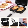 Taiyaki Japonais Pankywaredware Waffle Pan Maker Pancake 2 Moules Double en acier inoxydable FRYPAN Home Cake Tools Baking Moulds7034274