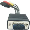 VGA TO 3RCA Cable Subdvga Video TV OUT SVIDEO AV ADAPTER RCA FEME CABBES CABLES8307975