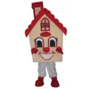 Costume de mascotte de maison d'Halloween Personnage de thème de dessin animé de haute qualité Carnaval Festival Déguisements Noël Adultes Taille Fête d'anniversaire Tenue de plein air