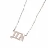 STAR Combinatie BTS EXO Engelse letter Clavicle Chain Fashion Titanium Steel Korea Individual Collective Fan Necklace5255621