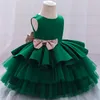 Sukienki dziewczęce Kid Baby Dress Księżniczka Dla Dziewczyn Koronkowa Tutu Ślubne Eleganckie Korowód Party Chrzciny Ubrania Dla Dzieci