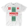 Pojkar nationella tshirt marocko 10 fotbollsspelare sporter afrika stjärna ny sommarstil tryckt bomull o nack tee skjorta kort ärmechild3485420