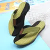 2024 Summer Men's Slippers Fashion Personality Non Slip Clip Flip-Flops Outdoor Leisure Soft Soled Beach Sandals Size 39-47