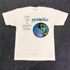 T-shirts van heren 2022 Travis Scocactus Jack Airbrushed Astroworld T-shirt Hoogwaardig Hip-Hop Scot Shirt