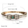 Kinel Vintage Vert Cristal Fleur Bracelets Résine Bracelets Pulseiras Feminino Turc Bracelet Bijouterie Main Bijoux Q0719