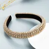 Fashion Barock Personlighet Claw Chain Rhinestone Headbands för kvinnor Full Diamond Hårband Hårtillbehör Huvudbonad