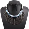 Hängsmycke Halsband Design Modell Fashion Acrylic Spike Punk Chunky uttalande halsband för kvinnor smycken