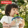 BC Babycare Tritan Baby Sippy Cup Leak-proof Handle Cold Water 360 Drinking Bottle Outdoor Kids Rotating Windmill Learning Cup 211027
