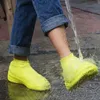 Винтажные резиновые сапоги многоразовые латекс водонепроницаемые дождевые туфли крышка нескользящих силикона бросает ботинки ботинки унисекс Обувь аксессуары бесплатно DHL