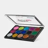 GLAZZI Glitter Lidschatten-Palette Glänzende Make-up Palette Schimmer 15 Farben Lidschatten Langlebige funkelnde kosmetische, mineralische Ultraschimmer-Töne