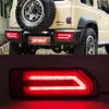Bil LED -reflektor BALLLAMP för Suzuki Jimny 2019 2020 2021 2022 2023 TAILLIGHT BAKSLAMP PARKERINGSBRAKE LJUSFLÖD