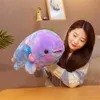 40cm 55cm Cartoon Colorful Salamander Plush Toys Stuffed Soft Baby Lovely Fish Pillow Kawaii Lifelike Doll for Kids Children Gifts1960970