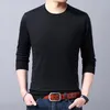 Men O-Neck Wool Sweater 2022 Spring Herfst Man gebreide lange mouw solide pullovers zachte kasjmier truien heren