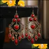 Dangle Lustre Boucles D'oreilles Bijoux Évider Rhombus Modèle Géométrique Strass Métal Crochet D'oreille Femmes Lady Bohème Coeur Cercle Boucle D'oreille D