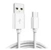 USB C Kabel Snabbladdningstyp-C Extension Data Sync Laddningskabel med detaljhandelsförpackning 1m 2.4A Cord