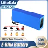 Märke LITOKALA Äkta elektrisk cykel Lithium Batteri Pack 21700 60V 50AH 16S10P 1800W hög effekt