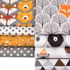 Chainho,8pcs/Lot,Jungle Animals Series,Printed Twill Cotton Fabric,Patchwork Cloth,DIY Sewing Quilting Material For Baby&Child 210702