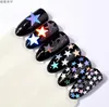 Nail Glitter 5G Ultrathin Laser Five Pointed Star paljetter Färgglada holografikflingor Paillette Tool Art Decorations DIY paljett Prud22