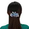 Shiny Rhinestone Flower Hairs Clip Geometrische Barrettes Haarspeld Retro Crystal Acrylclips Klauwen Vrouwen Meisjes Haaraccessoires