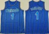Basketball Mohamed Bamba Tracy McGrady Trikot Penny Hardaway LP Anfernee Vintage genäht Schwarz Blau Weiß Top Qualität im Angebot