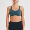 L-11 Yoga Dubbelzijdige Nylon Sportbeha Cross Back Sexy Damesondergoed Schokbestendig Hardlopen Fitness Workout Gymkleding