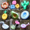High quality Inflatable Flamingo Drinks Cup Holder Pool Floats Bar Coasters Floatation Devices Children Bath Toy small size