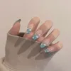 gold tip false nails