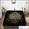 Sheets & Sets Bedding Supplies Home Textiles Garden 3D Hd Digital Printing Custom Bed Sheet With Elastic,Fitted Twin Fl Queen King,Golden On