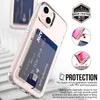Card Pocket Anti Shock Cases For Iphone 13 Pro Max 12 IP13 23MM Card Slot Fashion Credit ID Transparent Clear Shockproof Soft TPU9878585