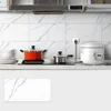 Vägg klistermärken PVC förtjockad marmor kök klisterplattor golv klistermärke toalett vattentät tapet självdekoration