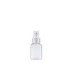 Pakowanie Plastikowe Plastikowe Butelki Okrągły Ramię Pet Matte Silver Collar z okładką Srebrny Press Press Promage Przenośne Kosmetyczne Zalewalne Pojemnik 50ml 75ml 100ml 250ml